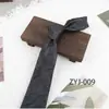Gravata de Seda Poliéster Listrada para Homens, Acessório de Vestuário Formal Casual de Negócios, Gravata Jacquard Amarrada à Mão 8cm Atacado