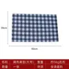 Estilo europeu poliéster impermeável placemat antiderrapante Western placemat doméstico xadrez isolado mesa de jantar de duas cores tapete transfronteiriço atacado
