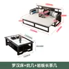 Cama Luohan, Madeira Maciça, Sofá-Cama Estilo Chinês Novo, Conjunto de Mesa de Chá e Cadeiras de Uso Duplo, Cama Deslizante, Sala de Estar de Apartamento Pequeno, Cama Estilo Zen
