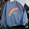 Sudadera para Hombre Primavera y Otoño con Capucha de Moda Ins Holgada Moda Estilo Hong Kong Cuello Redondo Felpa Otoño Pulóver de Pareja Top Chaqueta