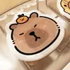 Almofada de Inverno Capivara Imitação de Caxemira Banquinho de Dormitório Almofada Espessa para Mesa e Cadeira Almofada Especial para Varanda