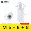 Venta al por mayor del fabricante Espárrago Hexagonal de Hilo Único Acero al Carbono Galvanizado Zinc Blanco Columna de Soporte de Aislamiento Macho-Hembra Hexagonal Columna Hexagonal M3-M8