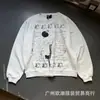 2026 Ilustração de Comércio Exterior Estampa de Jovem Rico Melancólico, Moda Unissex Tendência Casual Solta de Manga Longa Marca de Moda Atacado