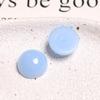 Acessórios Koreanos Simples e Versáteis de Cor Pura Gelatina Redonda de Resina Meia Pílula Patch para Brincos DIY Headwear Feminino Capa de Celular