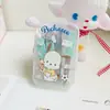 Cortador de unhas de aço inoxidável com estampa de desenho animado fofo japonês, kit de ferramentas para unhas, limpador de ouvidos, manicure, conjunto de 7 peças