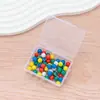 Alfinetes de Terra Coloridos Macaron com Diâmetro de 9,5 mm, Alfinetes de Bola Coloridos, Alfinetes para Conjunto de Linhas de Pesca, Tachinhas de Aço Inoxidável Coloridas