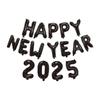 Decoración de Fiesta de Año Nuevo INS Feliz Año Nuevo 2025 Festival de Primavera Traje de Tarjeta de Papel HAPPYNEWYEAR Globo de Aluminio