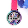 Medalla de Metal para Maratón Wow Evento de Running Personalizado Registro Colección Souvenir Medalla de Felicitación Pintada Personalizada