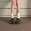 Zapatos de algodón versátiles de estilo retro, casuales y cómodos para mujer, nueva moda, punta redonda, cálidos, de algodón para mujer para otoño e invierno 2026