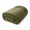 Exquisita Manta Cálida Jacquard de Espiga de Trigo Otoño/Invierno Bufanda Manta para Siesta en la Oficina Venta al por Mayor de Productos en Stock Transfronterizos
