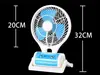 Ventilador Iluminado Recarregável Dormitório Estudantil Dormitório Casa Ventilador Recarregável Mini Portátil Vento Forte Escritório
