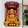 Nicho Budista Colgante de Pared Mesa de Ajuar Mesa de Ajuar para el Hogar Gabinete de Pared para Guanyin Buda Mesa de Ajuar Gabinete de Santuario Colgador de Colgantes