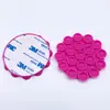 Nuevas 24 Piezas de Ventosa de Silicona Engrosada 10g Funda para Teléfono Móvil Cuadrada Ventosa Doble Cara Soporte para Teléfono Móvil de Una Cara En Stock
