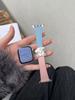 Pulseira de Couro Genuíno com Fecho Pequeno em Forma de Cintura Adequada para Apple iWatch 11ª Geração 10/987 Ultra Se