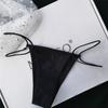 Nuevo tanga sexy de tiras finas para mujer, tanga mini sexy de algodón deportivo europeo y americano