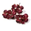 Ramo de flores artificiales estilo europeo accesorios para corona de bricolaje material de caja de regalo de flores artificiales flor decorativa para ropa sombrero tocado