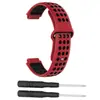 Adecuado para Garmin Forerunner220/630 Approaches5/S20 Pulsera de Silicona Transpirable de Dos Colores