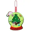 Decoraciones Navideñas No Tejidas Agitador Paquete de Material Hecho a Mano Regalos Navideños para Niños Colgantes para Árbol de Navidad