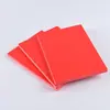 Tablero de espuma de PVC rojo 8mm alta tenacidad tabla de nieve alta densidad tabla de carving material de decoración de arte hecho a mano