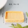 Mini Cesta de Bambú Simulada Cesta para Pan Bandeja para Pan Juguete de Comida DIY Accesorios de Resina Juguete para Casa de Muñecas Adornos