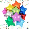 Decoração de Cena para Festa de Aniversário Infantil Balão de Folha de Alumínio Estrela Cor Macaron Conjunto de Balões para Proposta de Primeiro Aniversário de Bebê