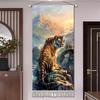 Nuevo Estilo Chino Sala de Estar Pintura de Tigre Entrada del Hogar Pintura Colgante Pintura Decorativa Tigre Bajando la Montaña Oficina Tigre Bajando la Montaña Pintura Tradicional China