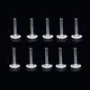Joyas y Accesorios para Piercings Labio Uña Transparente Invisible Transfronterizos Pendientes para Piercing Dental Interno Varilla Suave Negra Varilla Acrílica