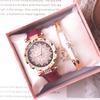 Set de reloj para mujer TikTok reloj WeChat drenaje traje de dos piezas de reloj relojes de pulsera