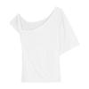 Camiseta Amarela Spice Girls Manga Curta Feminina Verão 2024 Nova Design Slim Modelador Senso Casual Cor Sólida Top