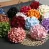 90 Piezas de Paleta Individual Grande de Hortensia Fila de Flores de Boda de Hortensia Decoración del Hogar Bola Redonda Alta Flor Artificial Flor Falsa