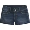 Shorts de mezclilla sexy estilo americano de talla grande con diseño de bolsillo retro para mujer, verano 2026, ajustados, versátiles, que realzan la figura, hot pants