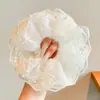 Goma para el pelo tipo scrunchie oversized de estilo coreano con múltiples capas, liga para el pelo de estilo perezoso, cuerda para coleta, accesorio para el pelo de alta gama
