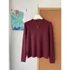 Suéter de tricô simples, macio e confortável, com gola semi-alta, estilo japonês e coreano, para mulheres, outono e inverno, top base versátil retrô para sobreposição