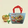 Bolsa Térmica Portátil de Forma Especial Impresa a Color, Bolsa para Postre Congelado Rápido de Bolas de Arroz Pegajoso de Durian, Bolsa Térmica Laminada de Tela No Tejida