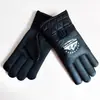 Guantes de esquí para hombre, de invierno, cálidos, con forro polar, gruesos, resistentes al frío y al viento, para montar en motocicleta, guantes de algodón