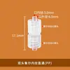 Adaptador de Conector Luer a Puerto Roscado, Rosca Externa a Conector Macho Luer 1/8m5m6, Rosca Externa a Conector Hembra Luer