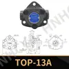 Bomba Ciclóide de Engrenagem Top-12A 13A Bomba de Óleo Lubrificante Hidráulica Triângulo Motor Elétrico Bomba de Óleo de Engrenagem Bomba de Óleo para Motor