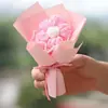 Mini Ramilletes Tejidos a Mano, Regalos Creativos de Cumpleaños, Flores de Lana, Decoraciones de Flores Eternas