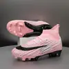 Zapatos de fútbol MG de tacos cortos transfronterizos para estudiantes, zapatos de entrenamiento transpirables para niños con tacos largos, zapatos de fútbol TF antideslizantes para hombre y mujer al por mayor