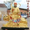 El templo dedicado al dios de la riqueza resina Buda dios de la fortuna montando tigre Zhao Gong Ming Wu dios de la riqueza 1,6 metros 1,8 metros