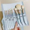 Set de Cosméticos Recomendado para Chicas Corazón de Belleza Brocha para Sombras de Ojos de Cerdas Suaves Set de Brochas para Polvo Suelto para Principiantes Xingmeng