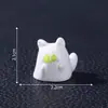 Pingentes de abóbora e fantasma de Halloween transfronteiriços novos, acessórios de decoração DIY, miniaturas de resina para paisagem em miniatura