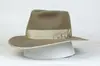 Sombrero de copa de lana de color liso transfronterizo sombrero de fieltro de lana decorativo con cinta moda europea y americana