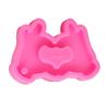 Suministro Exclusivo Transfronterizo de Moldes de Silicona tipo Espejo para Llaveros de Resina de Cristal DIY y Colgantes para Bolsos Moldes Hechos a Mano