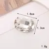Diamante de Garra Octogonal Rectangular de Venta Caliente Diamante Corazón Diamante de Cristal Cosido a Mano Gema Redonda DIY Joyería Accesorios Accesorios de Ropa