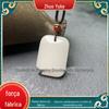 Xinjiang Jade Dourado Jade Branco Pingente Ping An Jade Dourado Pão Pingente Ruim Enviar Corda Suprimento Vivo