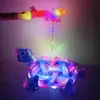 Hoja de Material de Linterna Jacquard Láser Colorida Estéreo 3D de Animales para Linternas DIY de Niños, Linternas Brillantes de Dibujos Animados para Puestos