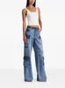 Jeans para Mujer Personalización Fábrica de Origen de Ropa Personalización en Lotes Pequeños OEM Procesamiento Jeans para Mujer Transfronterizos