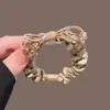 Goma para el Cabello con Colgante de Cristal, Scrunchie de Lujo Ligero para el Día a Día, Banda para el Pelo Versátil de Moda para Moños, Goma para el Cabello Elegante