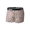 Ropa Interior para Hombre Talla Grande Estampado de Leopardo Transpirable Cintura Media Delgada Talla Americana Calzoncillos tipo bóxer Ropa Interior de Seda de Hielo para Hombre Venta al por Mayor de Comercio Exterior